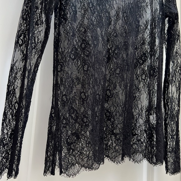 Falcon & Bloom - black lace top - Small - NWOT - Picture 8 of 10